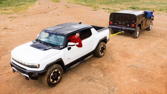 Featured Image for New Hummer EV vs Original Hummer H1: A Comprehensive Comparison Test